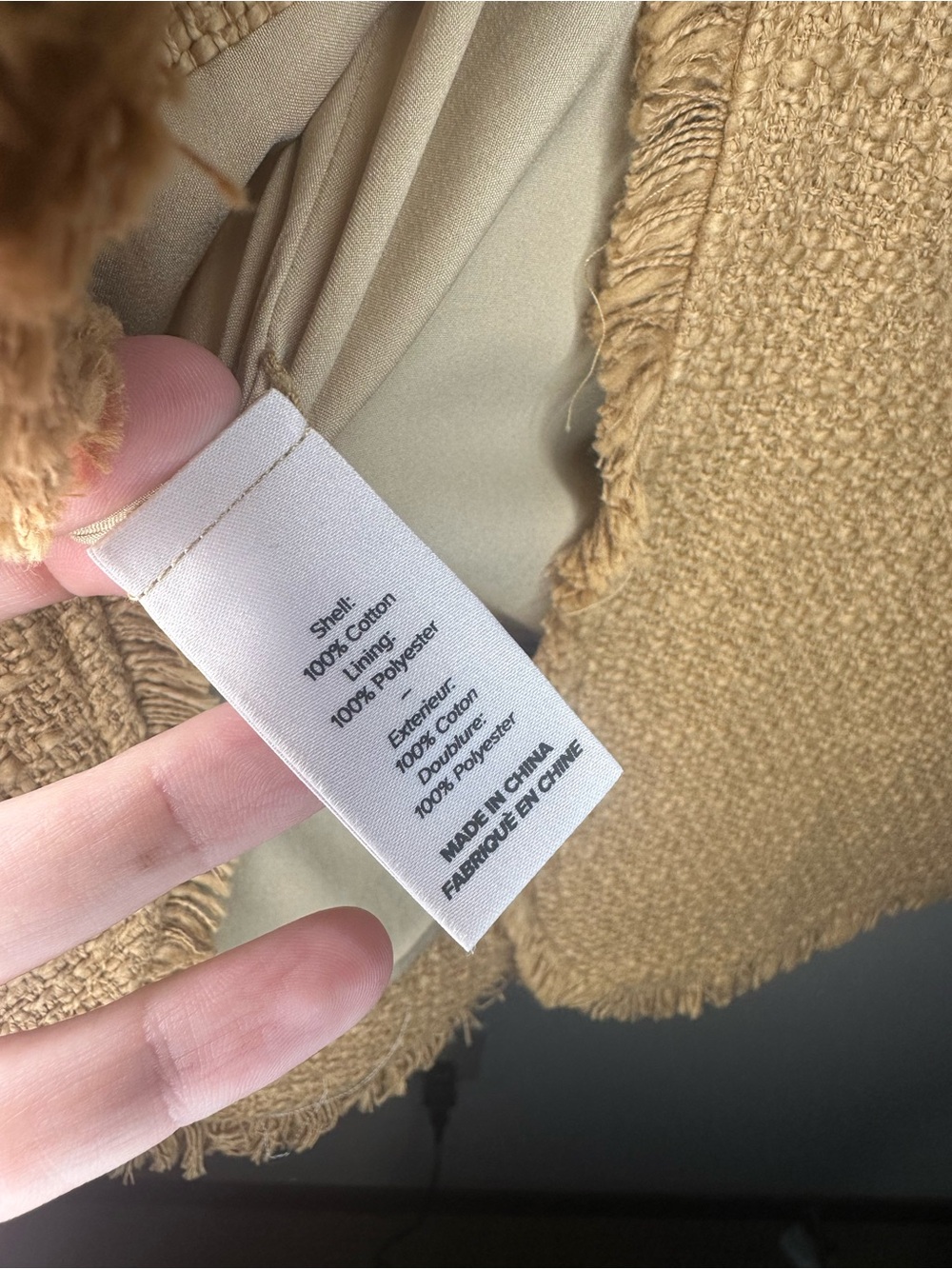 cinq a sept Boucle Khloe Blazer Sahara brown designer size 6 - Picture 5 of 8